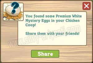 Picture of Mystery Eggs on FarmVille Game (Facebook)