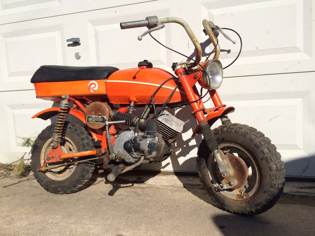 FSOT: 1978 Rockford Chibi Rare 2 stroke mini-bike project. — Moped Army