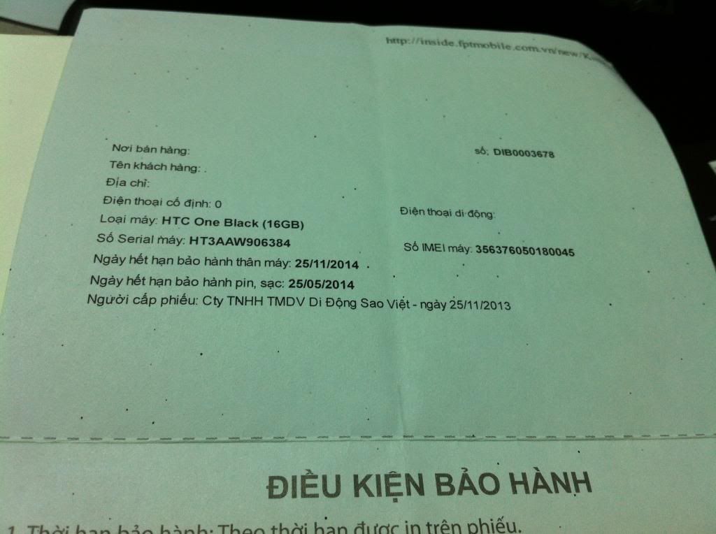 bán htc one ( m7 ) 16g màu đen full box còn bảo hành fpt - 3