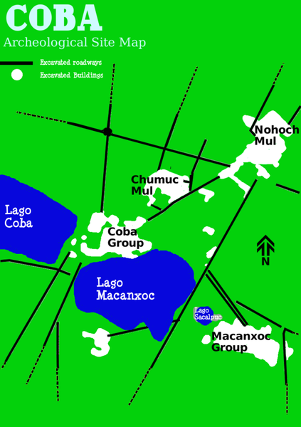Coba Site Map
