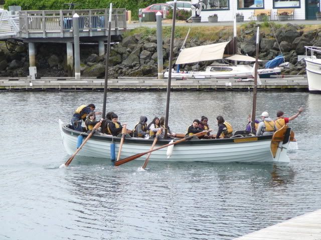 Kids in rowboat
