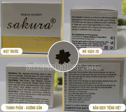 Kem dưỡng trắng da Sakura mua ở đâu chính hãng?