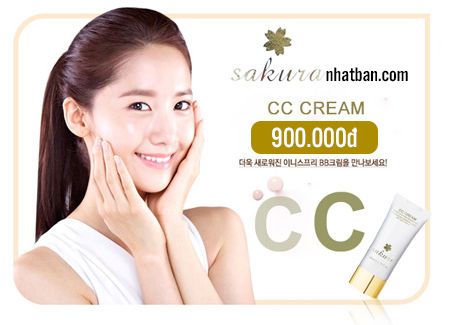 Kem Sakura CC Cream có giá niêm yết là bao nhiêu?