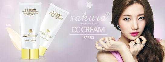 kem trăng điểm sakura cc cream