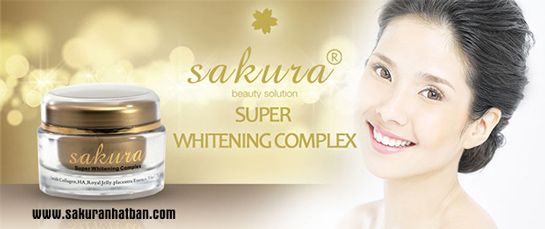 Kem Sakura Whitening Complex giá niêm yết bao nhiêu tiền?