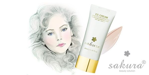 Trang điểm tự nhiên với CC Cream Sakura