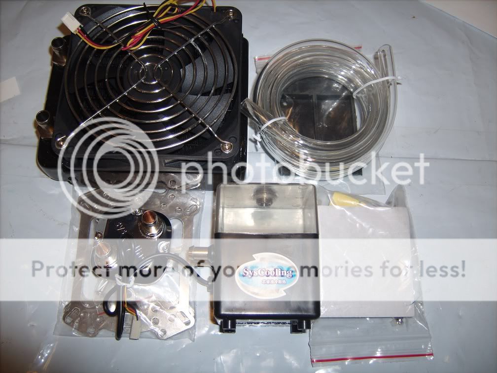 BRAND NEW LIQUID COOLING SYSTEM WITH 120MM RADIATOR SOCKET 775, 1155 