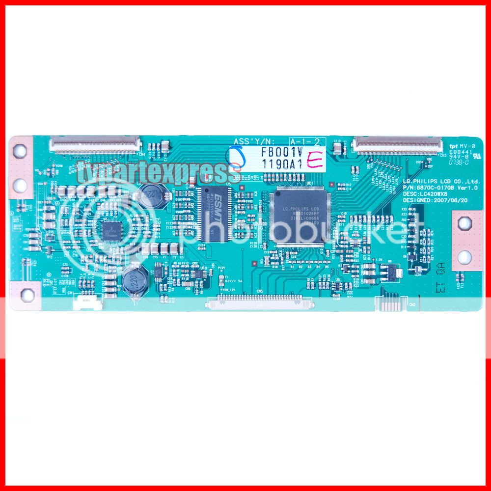 LG 42 LCD T Con Board 6870C 0170B LC420WX8 6871L 1190A  