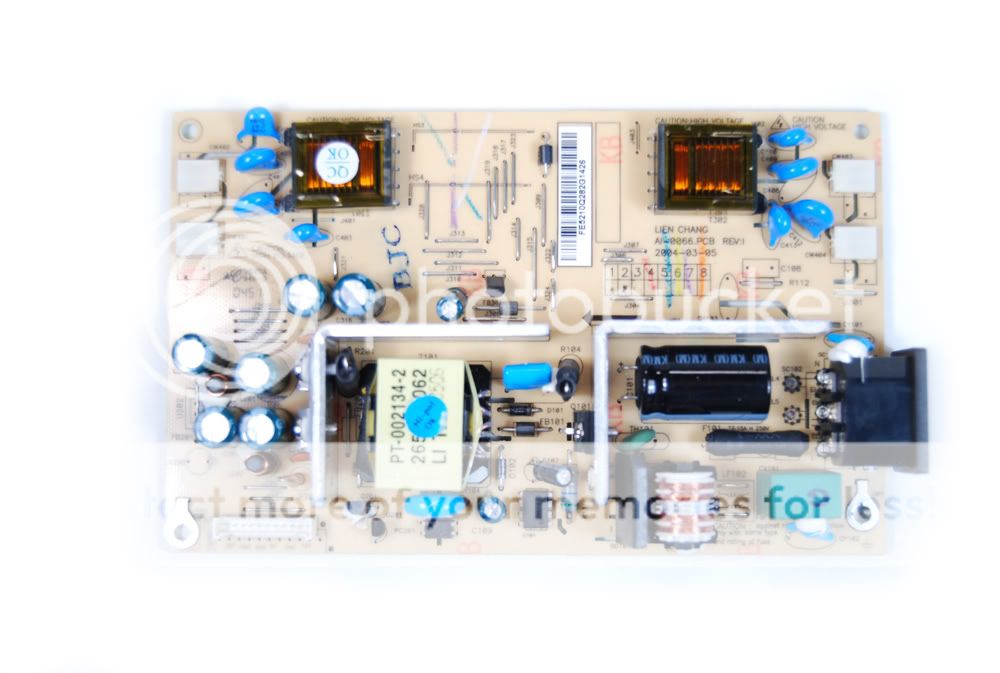 LG Lien Chang Power PCB AI 0066 w 3 Prong Connector