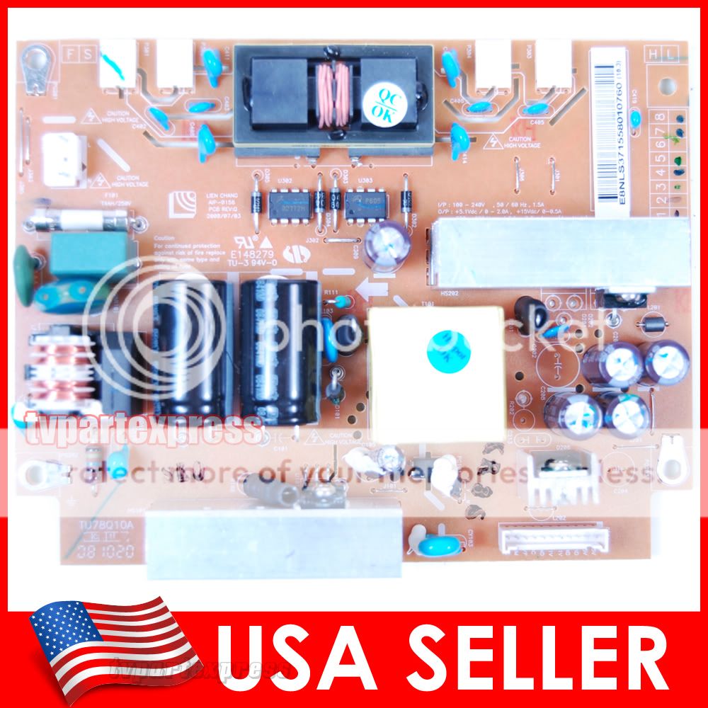 LG LCD Power Board Supply Part # AIP 0156 EAY37155801  