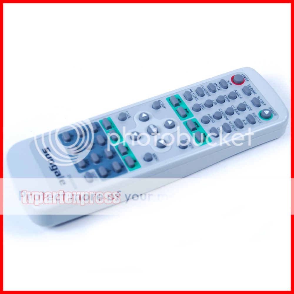 Sungale DVD2028 DVD Player Remote Control  