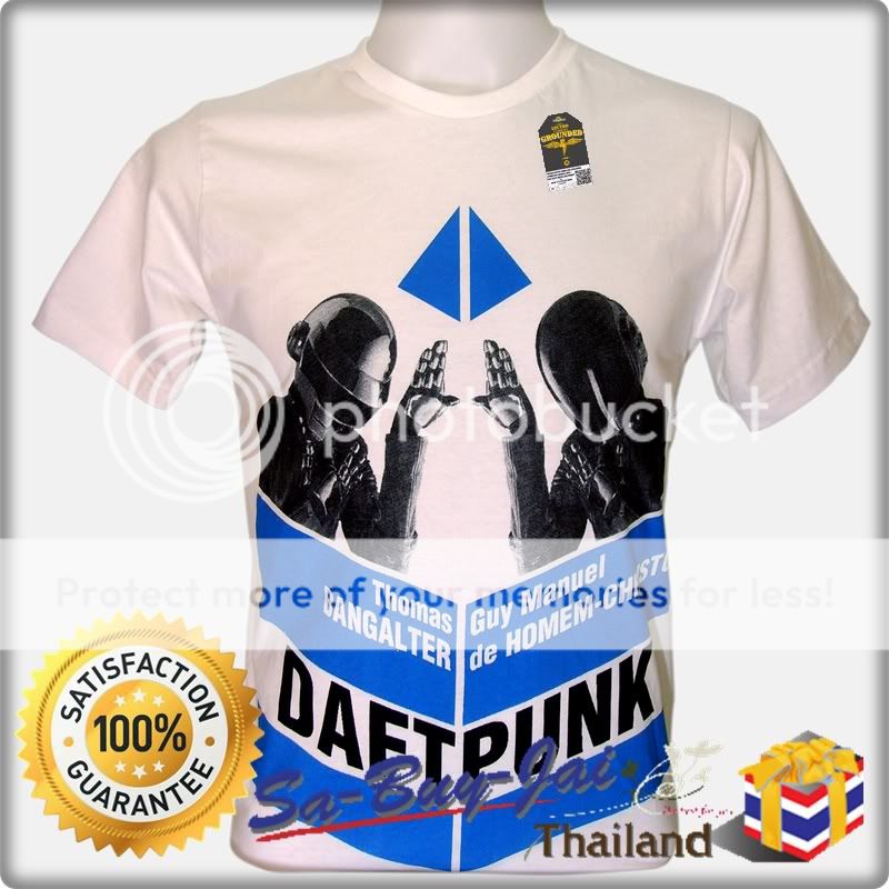 SHIRT DAFT PUNK DUO DJ THOMUS GUY TECHNO MUSIC DANCE  