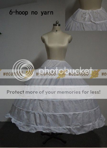 styles crinoline petticoat/slips/underskirt optional for wedding 