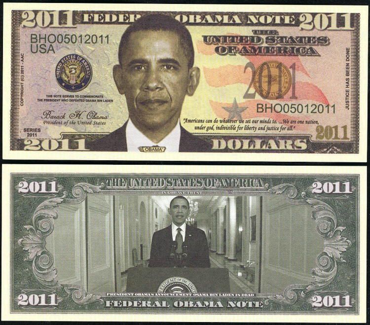 obama 2011 dollar